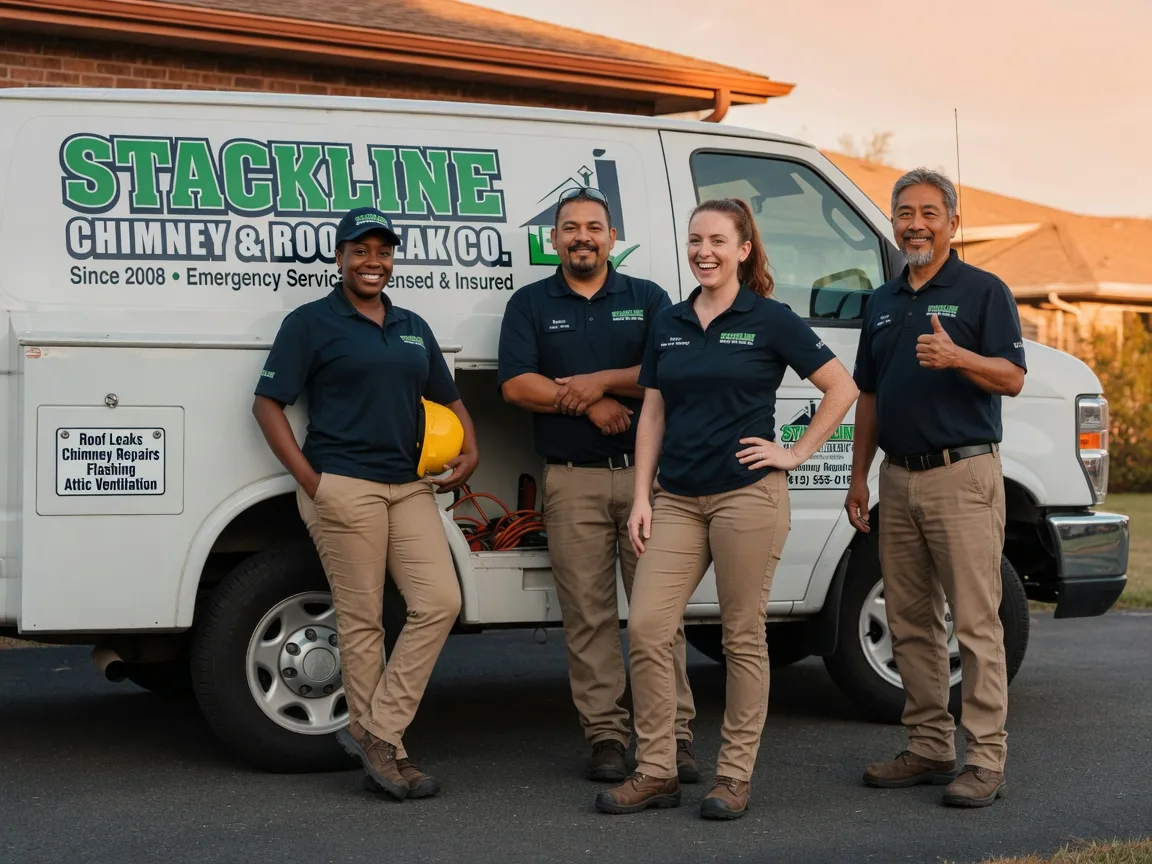 Chimney flashing repair company in Stigler, OK